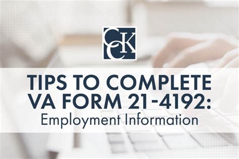 VA Form 21-4192 FAQs