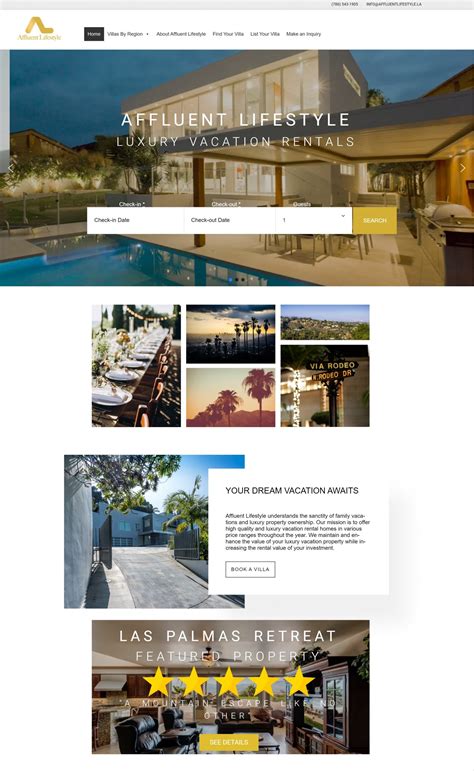 Vacation Rental Website Design