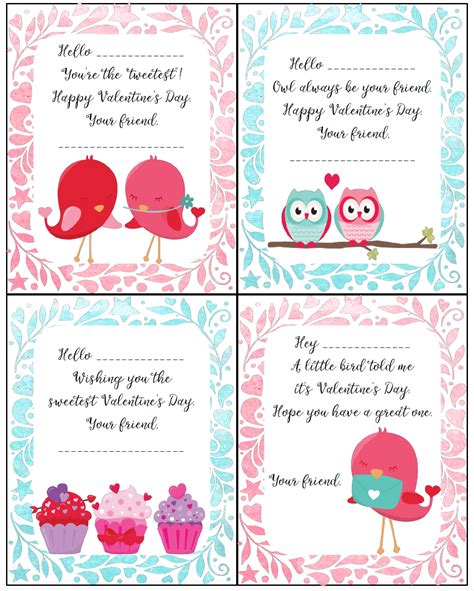 Valentine Printables for Kids