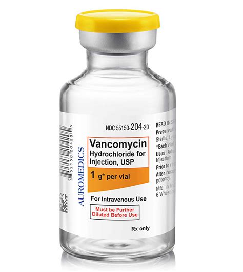 Vancomycin Administration Guidelines