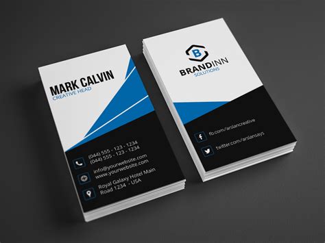 Vertical Business Cards