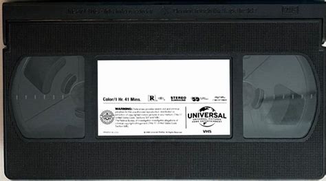 VHS Template Example 1