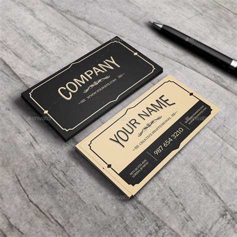 Vintage Business Card