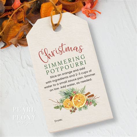 Vintage Potpourri Tags