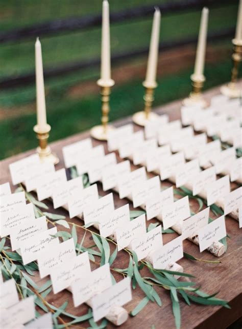 Vintage Wedding Seating Cards