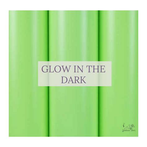 Vinyl Rolls for Glow-in-the-Dark Signs