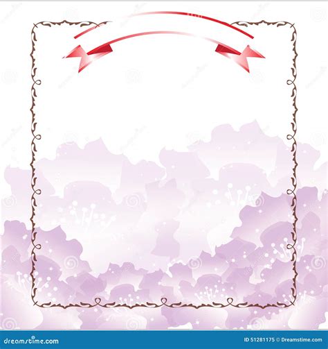 Violet flower template