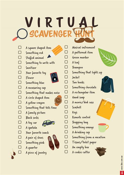 Virtual Scavenger Hunt