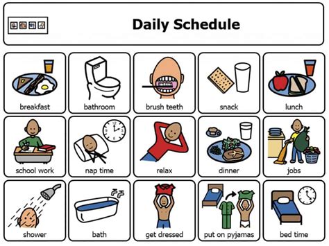 Visual Schedules Resources