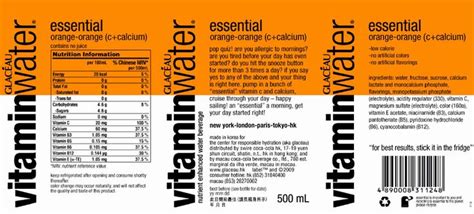 Vitamin Water Label Template 10