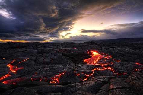 Volcano landscape