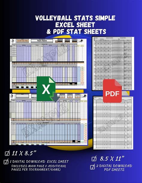 Volleyball stats report