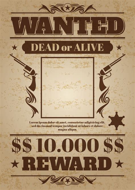 Wanted Poster Design