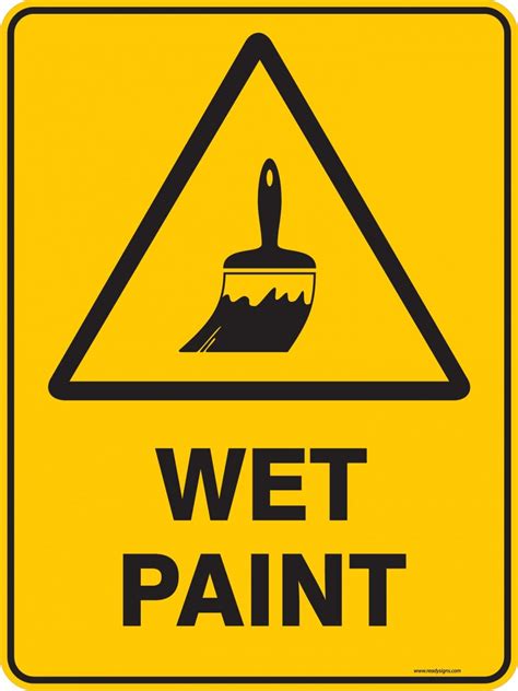 Warning Signs for Paint