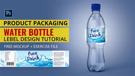 water bottle labels design