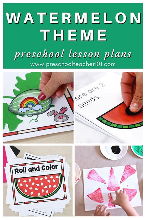 Watermelon lesson plans template