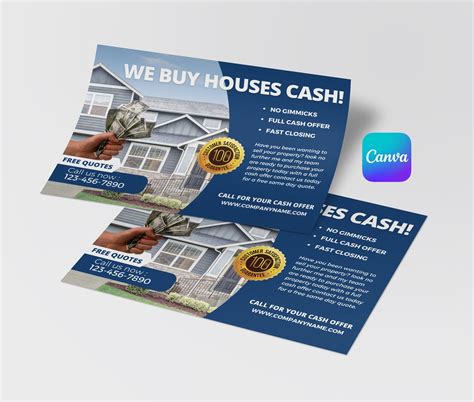 We Buy Houses Flyer Template Design