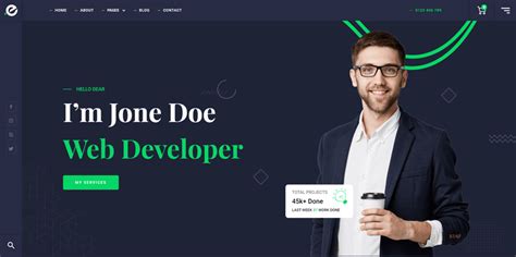 Webflow Portfolio Template 8