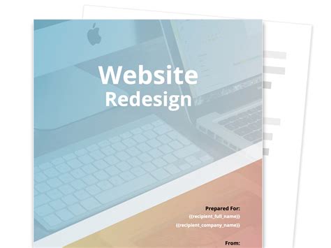 Website Redesign Proposal Template