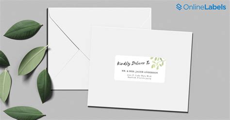 Wedding address label templates