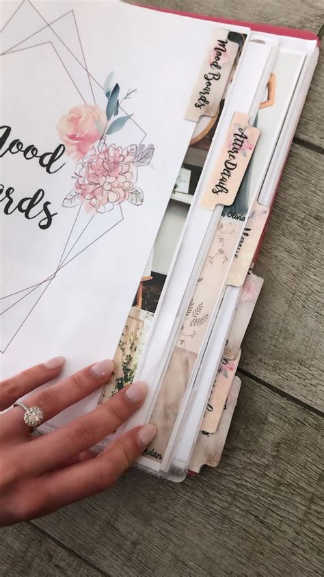 Wedding Binder Organization Tips