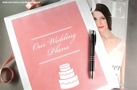 Wedding Binder Printing