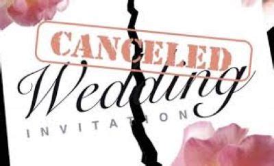 Wedding Cancellation Social Media