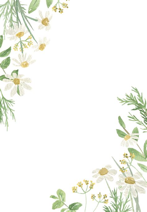 Wedding daisy templates