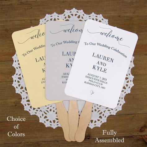 Wedding Fan Ideas