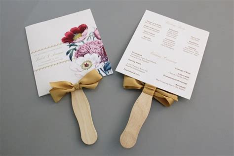 Wedding Fan Templates Designs