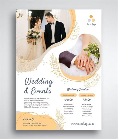 Wedding Party Flyer Template