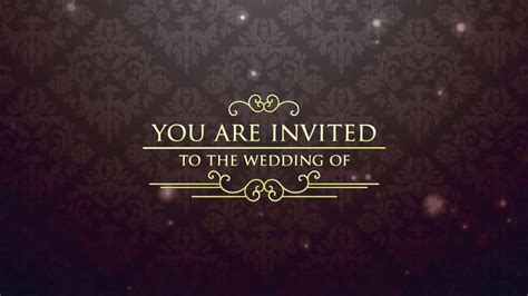 Wedding Video Invitation Templates