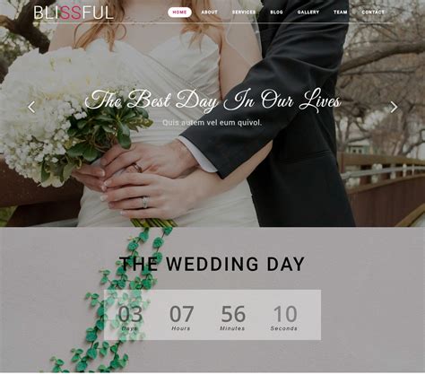 Wedding Website Template