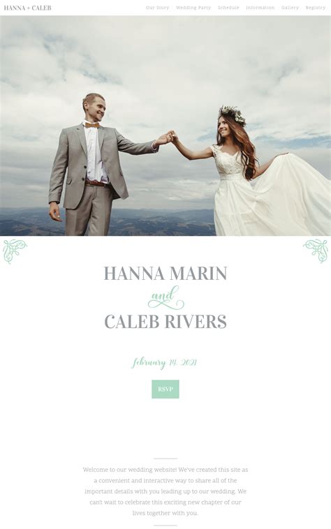 Wedding Website Templates