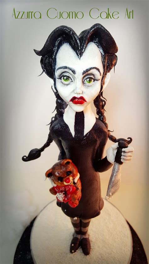 Wednesday Addams Cake Topper Tutorials