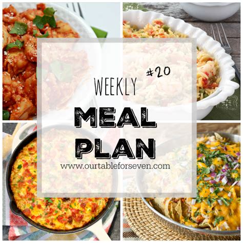 Wednesday's Meal Plan