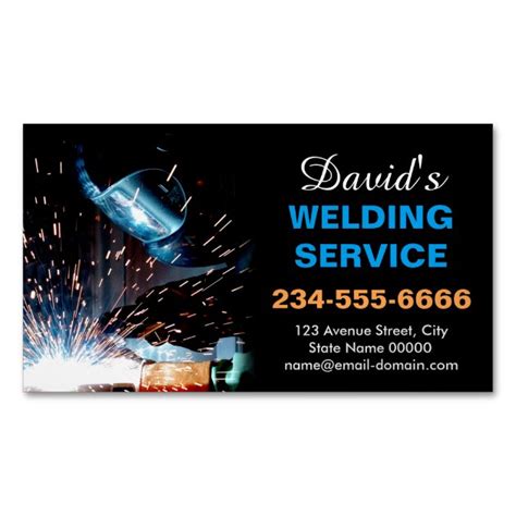 Welding business card template 1