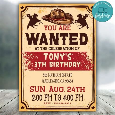 Western Invitations Originality