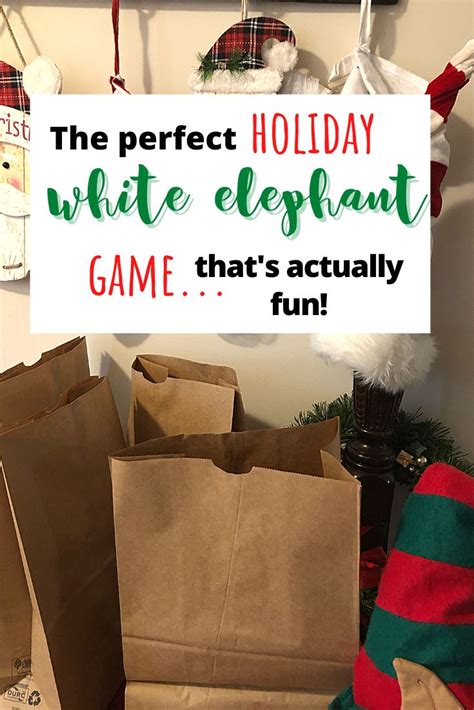 White Elephant Game for Adults