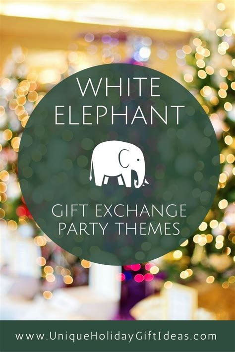 White Elephant Party Ideas