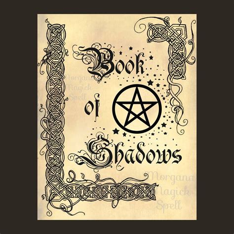 Wiccan Spell Book Cover Ideas