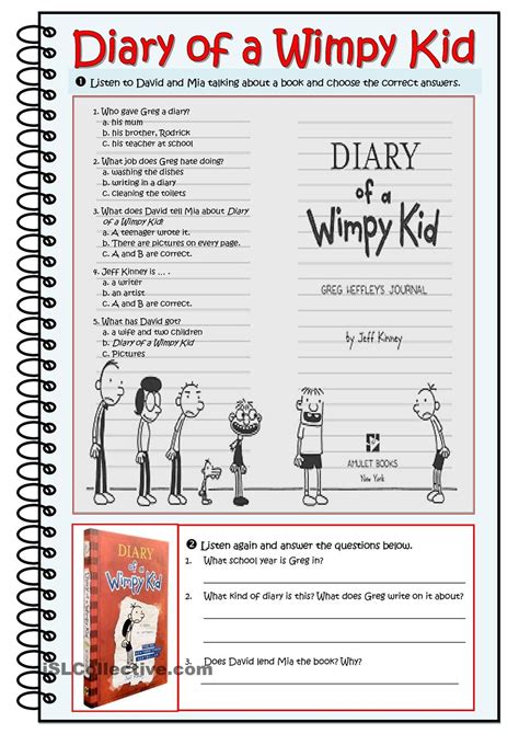 Wimpy Kid Printable Activities