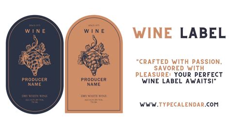 Wine Label Templates