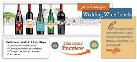 Description of Wine Labels for Special Occasions