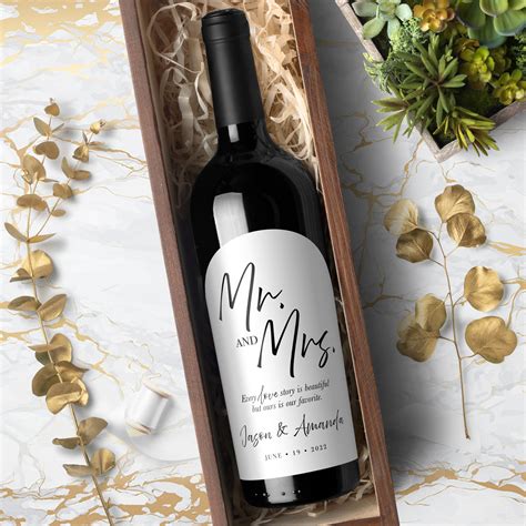 Description of Wine Labels for Weddings