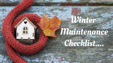 Winter property maintenance