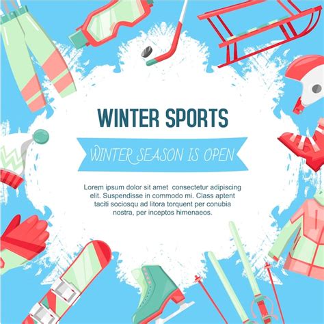 Description of Winter Sports Templates