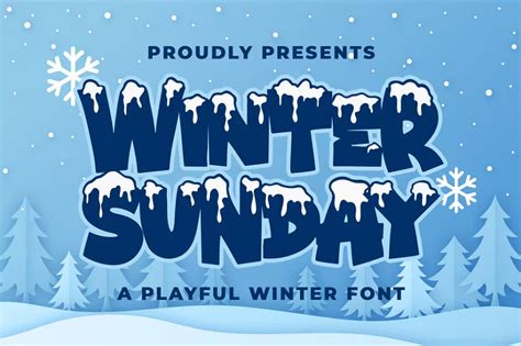 Winter-themed fonts