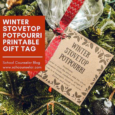 Winter Wonderland Potpourri Tags