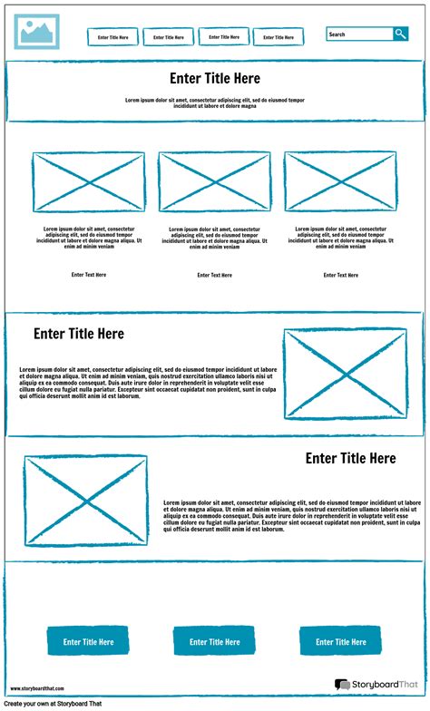 Wireframe Design Template